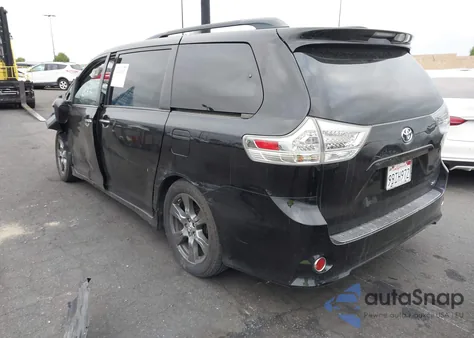 2017 Toyota Sienna Se Premium 8 Passenger из США, поврежденный, VIN 5TDXZ3DC6HS811224